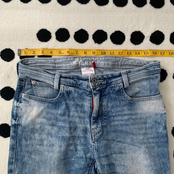 Parasuco Y2K Acid Wash Distressed Slim Straight Leg Jeans - Picture 7 of 15